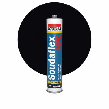Soudal Soudaflex 40 Fc - Preto, 300 ml