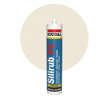 Soudal Silirub P2 - RAL 9001 Branco creme
