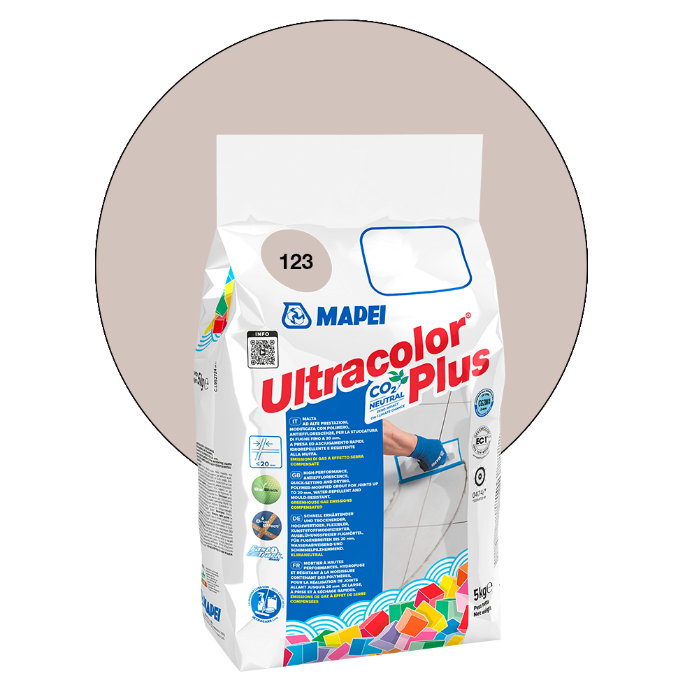 Mapei Ultracolor Plus - 123 Ancient White, 5 kg main product photo