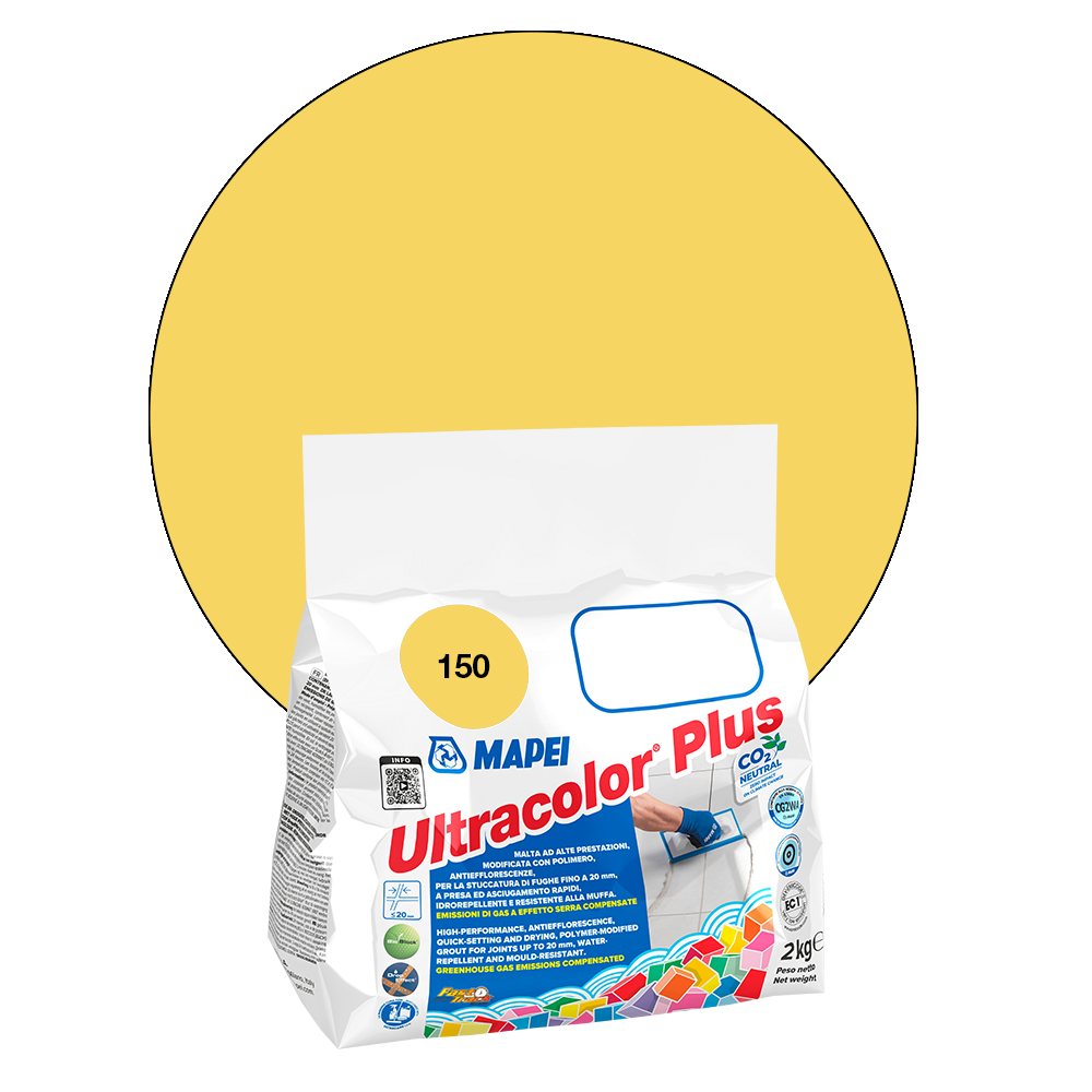 Mapei Ultracolor Plus - 150 Amarelo, 2 kg main product photo