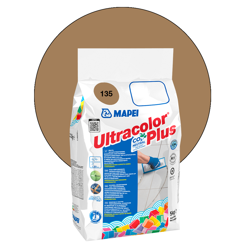 Mapei Ultracolor Plus - 135 Pó Dourado, 5 kg main product photo