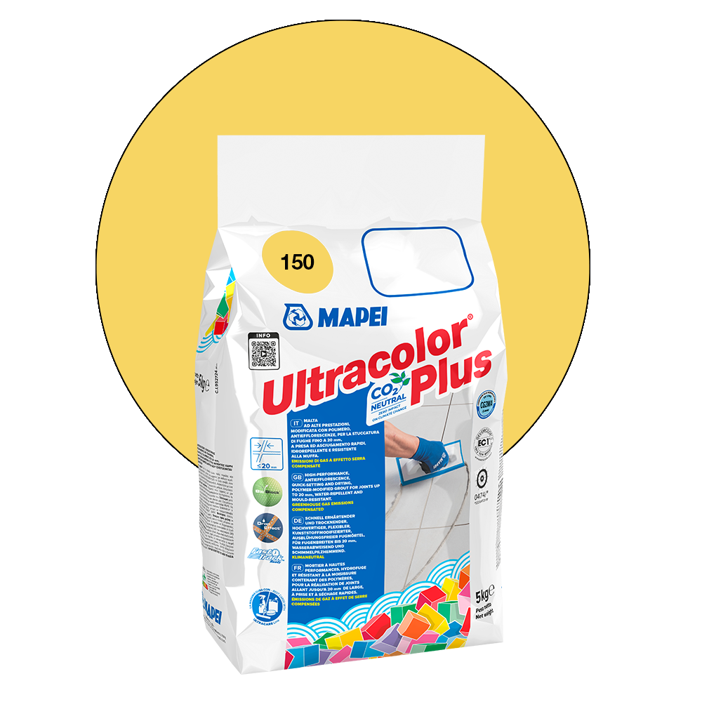 Mapei Ultracolor Plus - 150 Amarelo, 5 kg main product photo