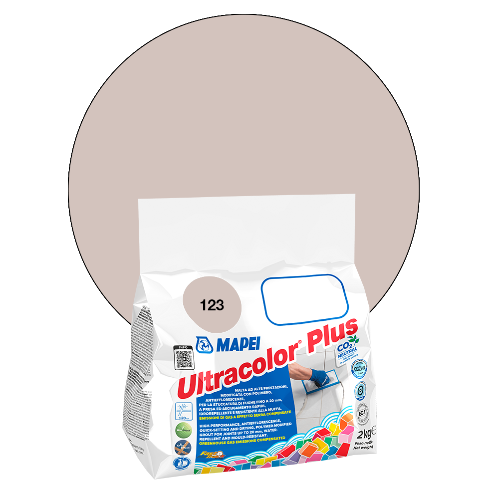 Mapei Ultracolor Plus - 123 Ancient White, 2 kg main product photo