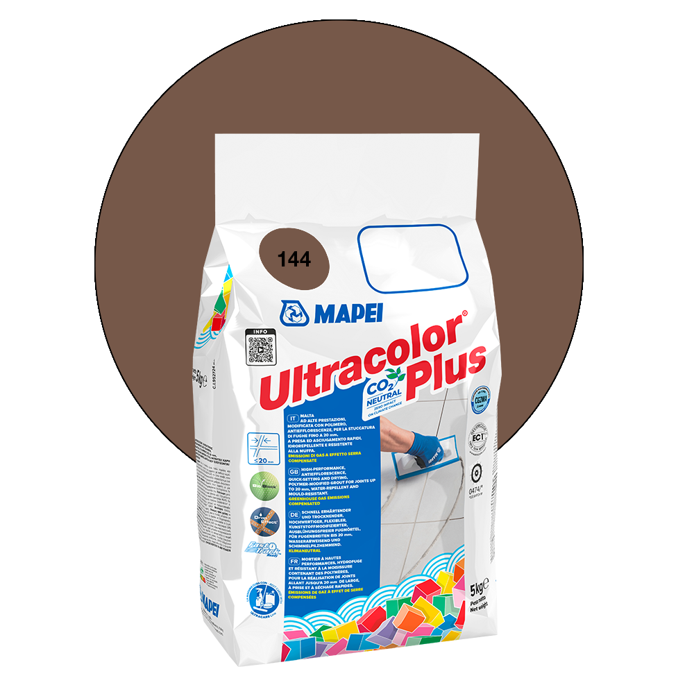Mapei Ultracolor Plus - 144 Chocolate, 5 kg main product photo